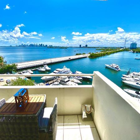 Premium Modern Waterfront Apartment With Miami Skyline View On The Bay 5 Mins Drive To Miami Beach With Free Parking 외부 사진